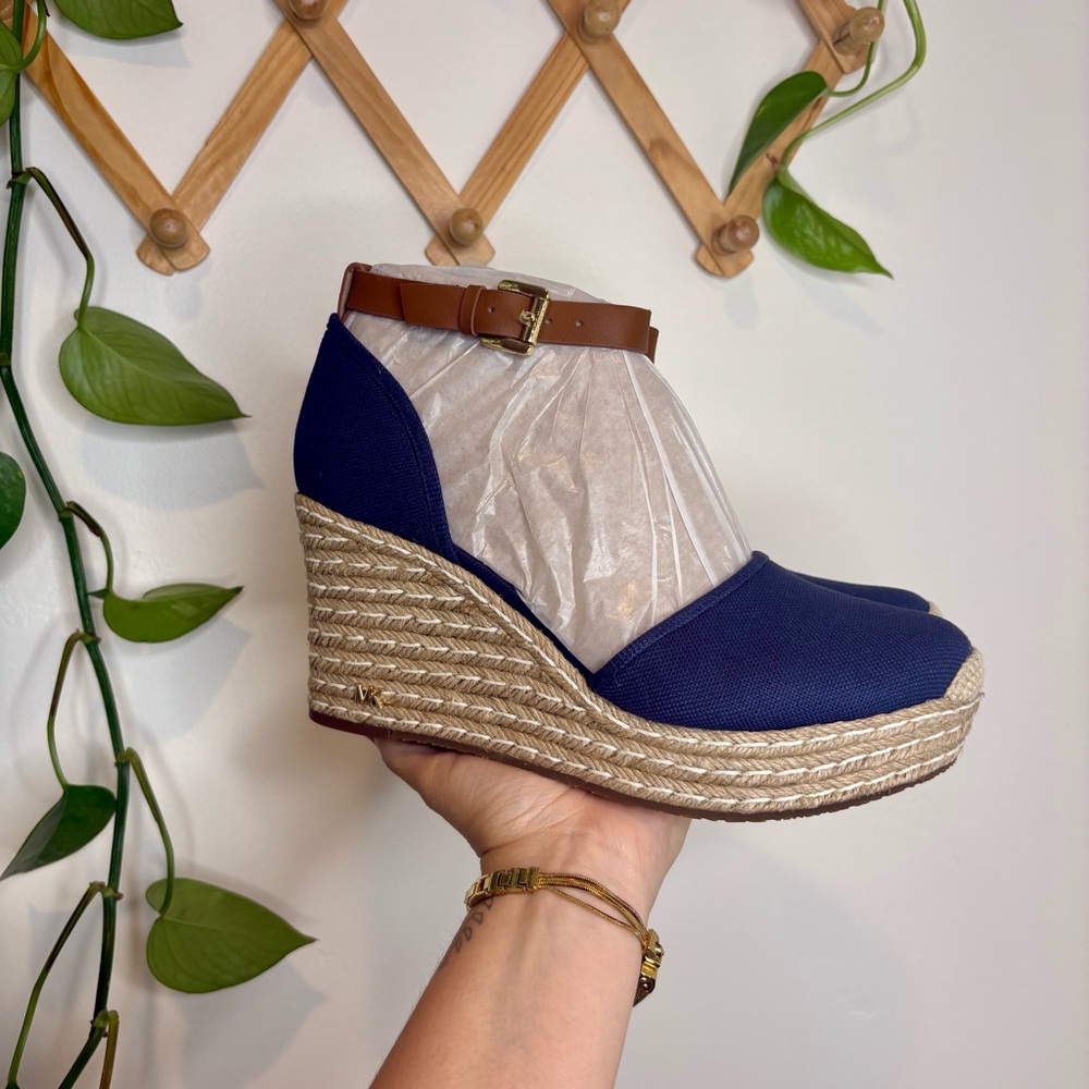 MICHAEL MICHAEL KORS Kendrick Canvas Wedges